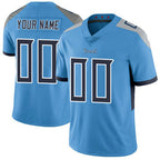 Custom T.Titans Light Blue Alternate Vapor Untouchable Limited Football Jersey Marou