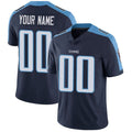 Custom T.Titans Navy Vapor Untouchable Player Limited Football Jersey Marou
