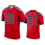 Custom T.Titans Red Inverted Legend Jersey