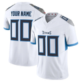 Custom T.Titans White F.U.S.E. Vapor Limited Stitched Football Jersey