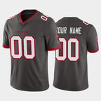 Custom TB.Buccaneers 2020 Vapor Limited Gray Football Jersey Marou