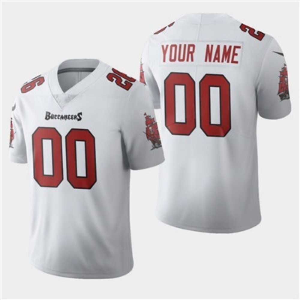 Custom TB.Buccaneers 2020 Vapor Limited White Stitched Football Jerseys