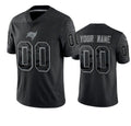 Custom TB.Buccaneers Active Player Black Reflective Limited Stitched Football Jersey Marou