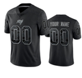 Custom TB.Buccaneers Active Player Black Reflective Limited Stitched Jersey