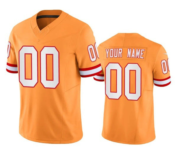 Custom TB.Buccaneers Active Player Orange 2023 F.U.S.E. Throwback Limited Stitched Football Jersey Marou