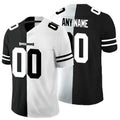 Custom TB.Buccaneers Black And White Split Vapor Untouchable Limited Football Jersey Marou