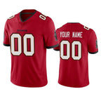 Custom TB.Buccaneers Red 2020 Vapor Limited Football Jersey Marou