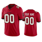 Custom TB.Buccaneers Red Vapor Limited Stitched Football Jerseys