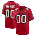 Custom TB.Buccaneers Red 50th Season Game Football Jersey Marou