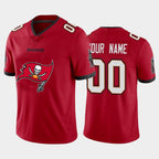 Custom TB.Buccaneers Red Team Big Logo Vapor Untouchable Limited Football Jersey Marou