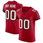 Custom TB.Buccaneers Red Vapor Elite Football Jersey Marou