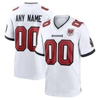 Custom TB.Buccaneers White 50th Season Game Football Jersey Marou