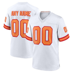 Custom TB.Buccaneers White Game Stitched Football Jerseys
