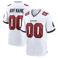 Custom TB.Buccaneers White Game Stitched Football Jersey