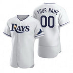 Custom Tampa Bay Rays White 2020 Stitched Flex Baseball Jersey