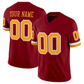 Custom W.Commanders Active Player Burgundy 2025 F.U.S.E. Throwback Limited Stitched Football Jersey Marou