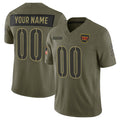 Custom W.Commanders Active Player Olive 2025 Salute to Service Limited Stitched Football Jersey Marou