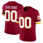 Custom W.Commanders Burgundy 2026 F.U.S.E. Vapor Limited Stitched Football Jersey