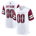 Custom W.Commanders White Game Player Football Jersey Marou