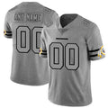 Custom W.Redskins 2019 Gray Gridiron Gray Vapor Untouchable Limited Football Jersey Marou