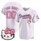 Custom Atlanta Braves Hello Kitty x Sanrio Friends Vapor Premier Limited Baseball Stitched Jersey
