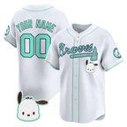 Custom Atlanta Braves Pochacco x Sanrio Friends Vapor Premier Limited Baseball Stitched Jersey