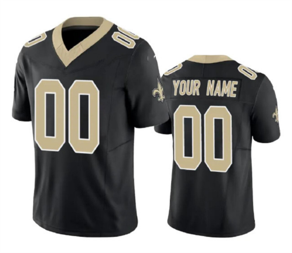 Custom New Orleans Saints Active Player Black F.U.S.E. Limited Stitched Football Jersey