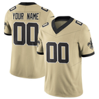 Custom New Orleans Saints Active Player Gold F.U.S.E. Alternate Limited Football Stitched Jersey