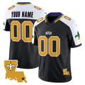 Custom New Orleans Saints Black Alternate 2024 City F.U.S.E. Vapor Limited Stitched Football Jersey