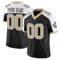 Custom New Orleans Saints Black Alternate Gameday Golds Vapor Football Stitched Jersey