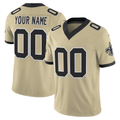 Custom New Orleans Saints Gameday Golds Vapor Football Stitched Jersey