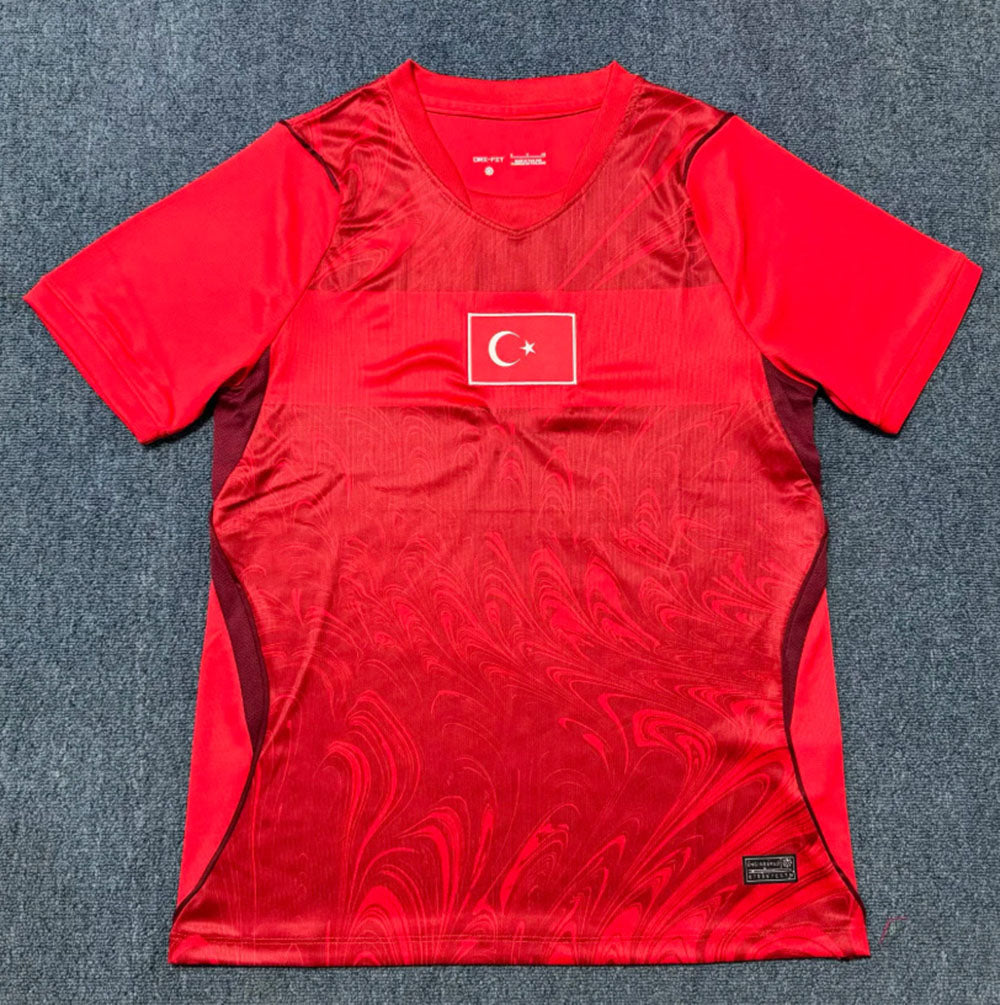 Custom TFF Turkey Jersey Home WC 2026 Red