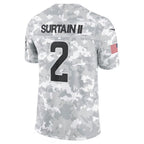 D.Broncos #2 Patrick Surtain II Arctic Camo 2024 Salute to Service Limited Stitched Football American Jersey