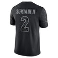 D.Broncos #2 Patrick Surtain II Black RFLCTV Limited Stitched Football American Jersey