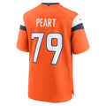 D.Broncos #79 Matt Peart Orange Team Game Stitched Football American Jersey