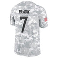 D.Broncos #7 John Elway Arctic Camo 2024 Salute to Service Retired Player Limited Stitched Football American Jersey