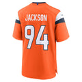 D.Broncos #94 Jordan Jackson Orange Team Game Stitched Football American Jersey