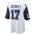 D.Cowboys #17 Brandon Aubrey White Alternate Game Team Stitched Football American Jersey