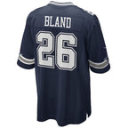 D.Cowboys #26 DaRon Bland Navy Game Stitched Football American Jersey