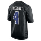 D.Cowboys #4 Dak Prescott Black Alternate Game Team Stitched Football American Jersey