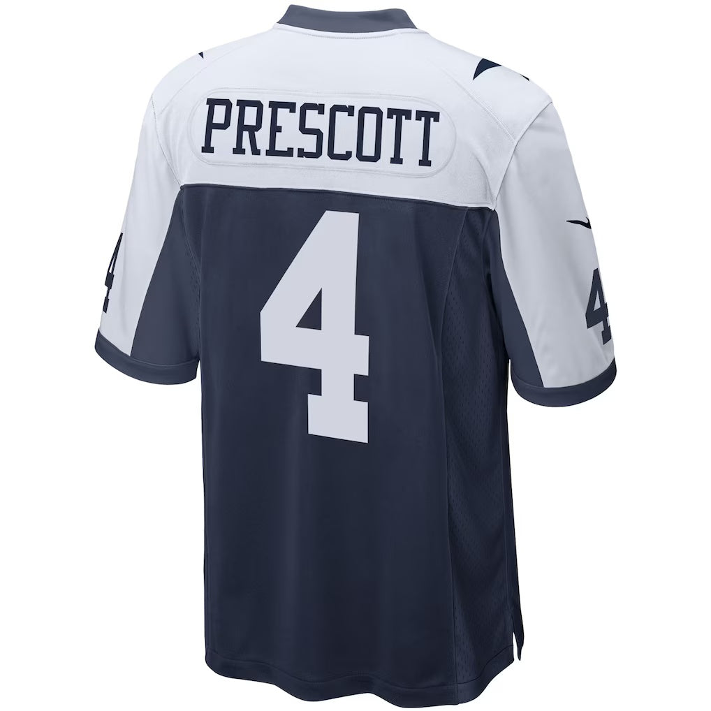 D.Cowboys #4 Dak Prescott Navy Alternate Game Team Stitched Football American Jersey
