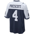 D.Cowboys #4 Dak Prescott Navy Alternate Game Team Stitched Football American Jersey