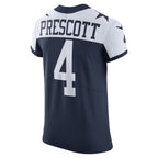 D.Cowboys #4 Dak Prescott Navy Alternate Vapor Elite Player Stitched Football American Jersey