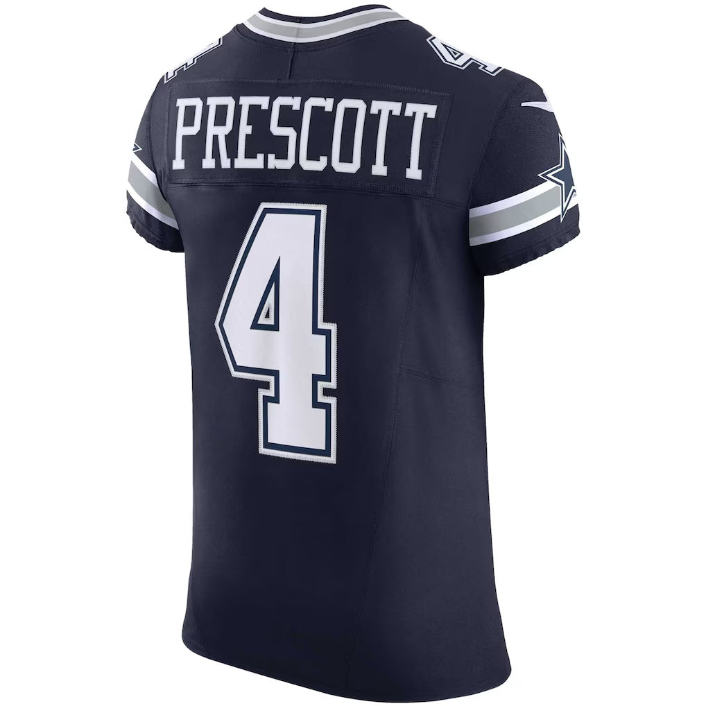 D.Cowboys #4 Dak Prescott Navy Vapor F.U.S.E. Elite Stitched Football American Jersey