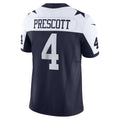 D.Cowboys #4 Dak Prescott Navy Vapor F.U.S.E. Limited Stitched Football American Jersey