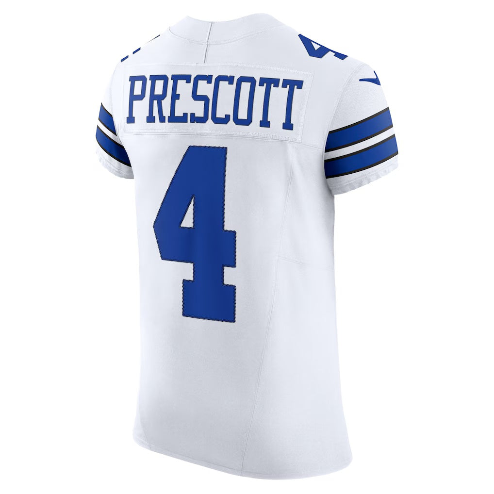 D.Cowboys #4 Dak Prescott White Vapor F.U.S.E. Elite Stitched Football American Jersey