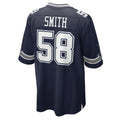 D.Cowboys #58 Mazi Smith Navy Game Game Stitched Football American Jersey