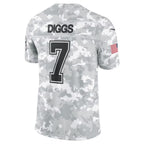 D.Cowboys #7 Trevon Diggs Arctic Camo 2024 Salute to Service Limited Stitched Football American Jersey