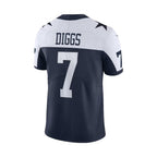 D.Cowboys #7 Trevon Diggs Navy Alternate Vapor Limited Stitched Football American Jersey