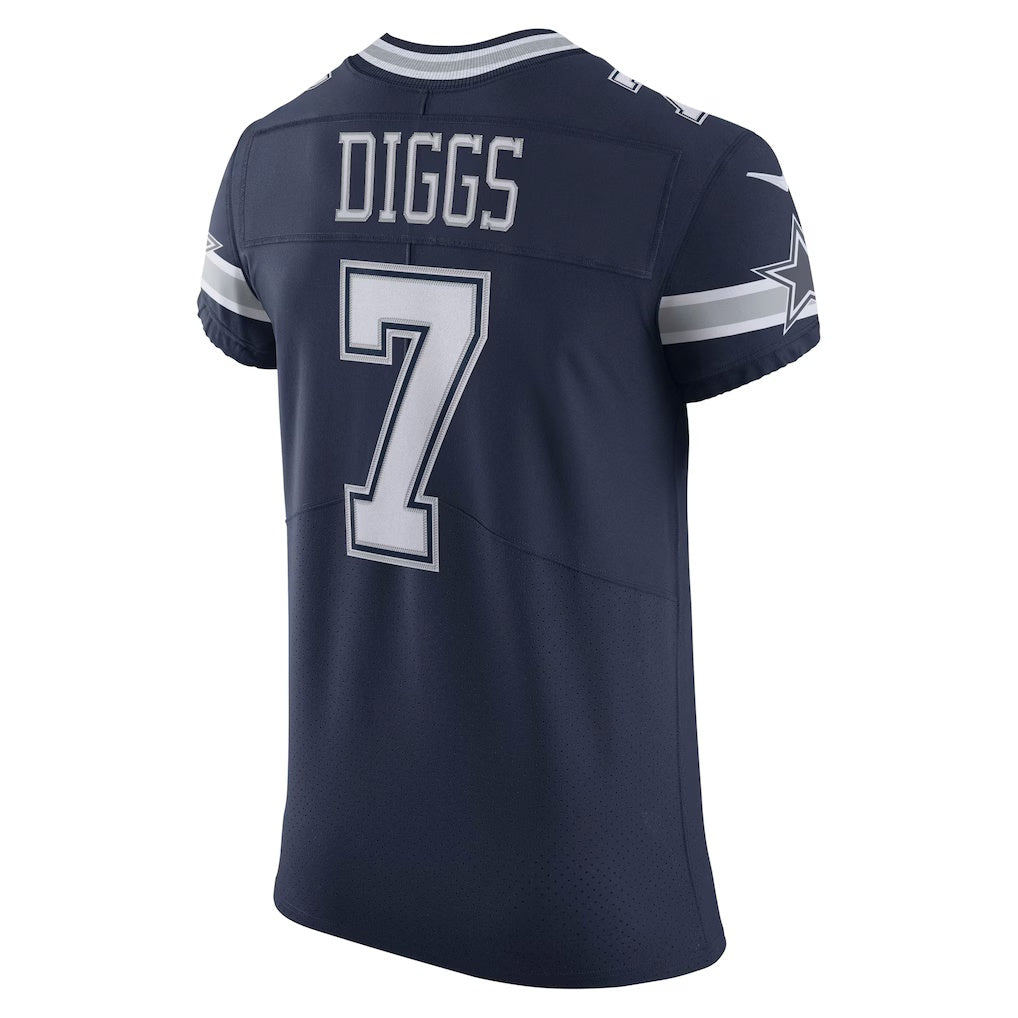 D.Cowboys #7 Trevon Diggs Navy Vapor Elite Stitched Football American Jersey